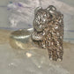 Buffalo ring animal band size 9 sterling silver women men