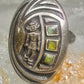 Hopi Kachina ring mudman turquoise size 4.75 sterling silver women
