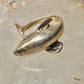 Fish ring tuna bass fishermen band size 2.25 sterling silver women pinky