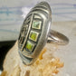 Hopi Kachina ring mudman turquoise size 4.75 sterling silver women