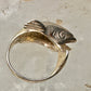Fish ring tuna bass fishermen band size 2.25 sterling silver women pinky