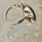 Fish ring tuna bass fishermen band size 2.25 sterling silver women pinky