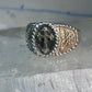 Black Hills Gold ring religious Cross Size 10.75 Vintage sterling silver men women