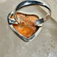 Spiny oyster ring  big heart Valentine southwest band size 7.25 sterling silver women