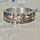 Black Hills Ring leaves wedding band size 11.75 sterling silver women men