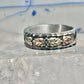 Black Hills Ring leaves wedding band size 11.75 sterling silver women men