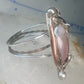 Long Dolphin ring Agate Size 7 Vintage sterling silver women
