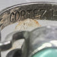 Spider Bug ring turquoise southwest signed Cortez size 5 sterling silver women girls