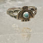 Phoenix ring Bell Trading Post band turquoise size 4 sterling silver women girls