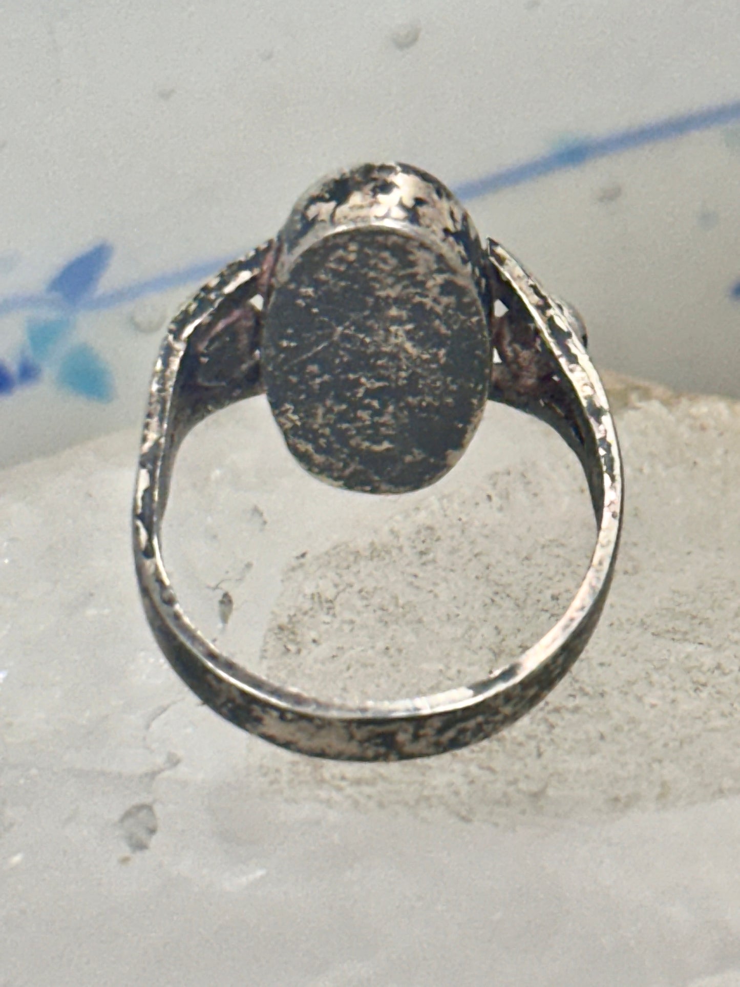 Navajo Opal ring AS IS natural opal size 5 sterling silver women men