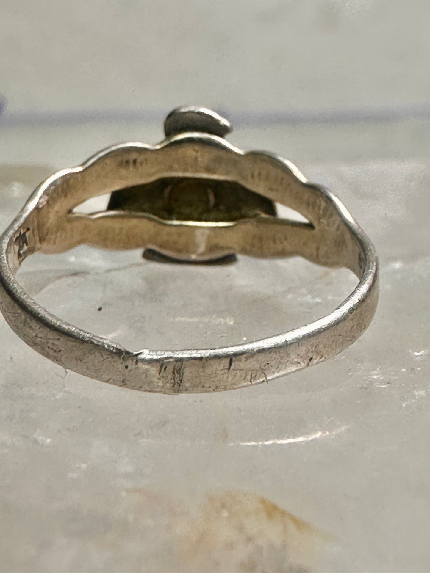 Phoenix ring Bell Trading Post band turquoise size 4 sterling silver women girls