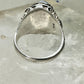 Poison ring boho band size 6.75 sterling silver women  AS IS