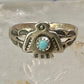 Phoenix ring Bell Trading Post band turquoise size 4 sterling silver women girls