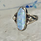 Navajo Opal ring AS IS natural opal size 5 sterling silver women men