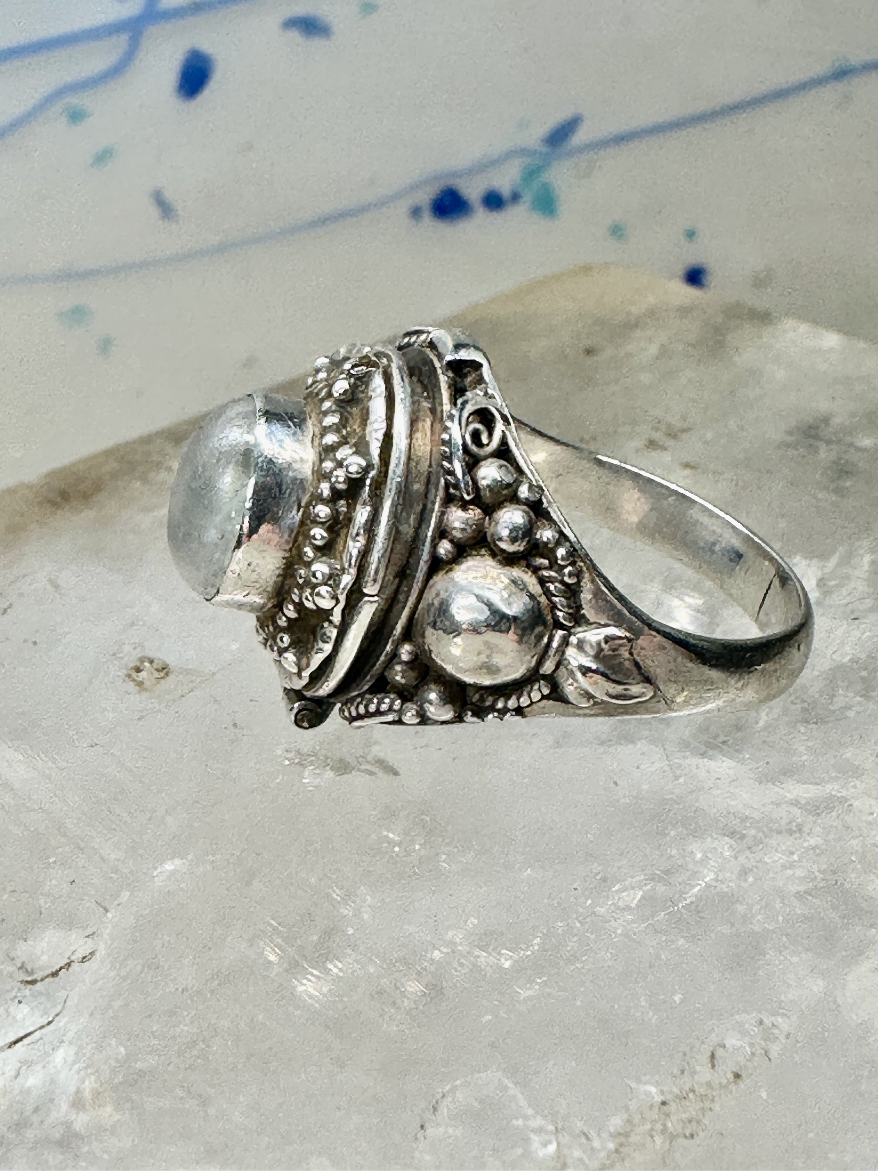 Silver Poison Ring 5 outlet