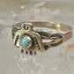 Phoenix ring Bell Trading Post band turquoise size 4 sterling silver women girls