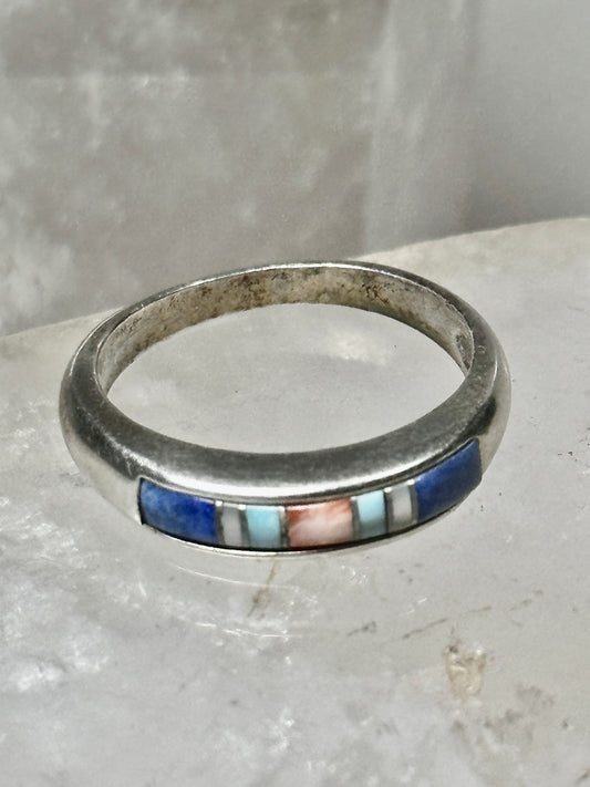 Pollack ring size 9 southwestern sterling silver band women girls