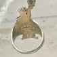 Statue of Liberty ring 1930's July 4rth size 2.5 pinky sterling silver women girls