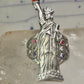 Statue of Liberty ring 1930's July 4rth size 2.5 pinky sterling silver women girls