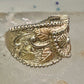 Black Hills Gold ring wrap around band leaves size 8 sterling silver women girls