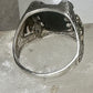 Eagle ring size 10 Black Hills Gold onyx leaves sterling silver band women men