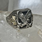 Eagle ring size 10 Black Hills Gold onyx leaves sterling silver band women men