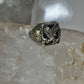 Eagle ring size 10 Black Hills Gold onyx leaves sterling silver band women men