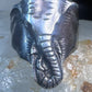 Elephant ring vintage animal band size 9.50 sterling silver women girls