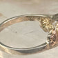 Black Hills Gold ring amethyst leaves size 6.75 sterling silver women girls