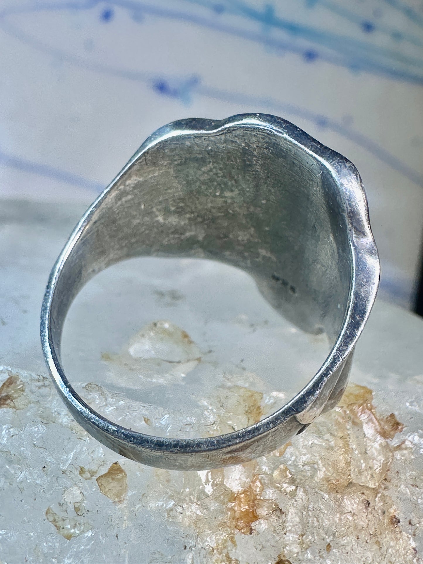 Elephant ring vintage animal band size 9.50 sterling silver women girls