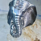 Elephant ring vintage animal band size 9.50 sterling silver women girls