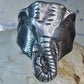 Elephant ring vintage animal band size 9.50 sterling silver women girls