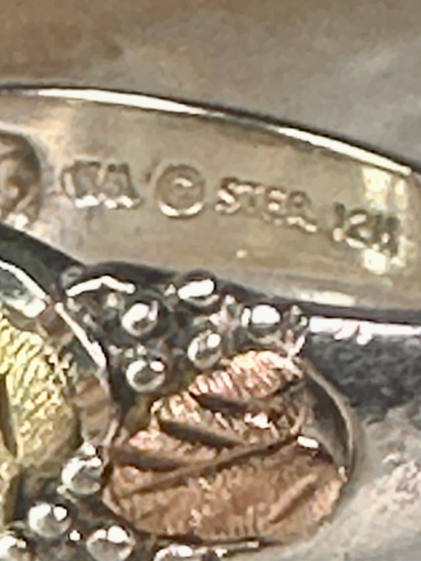 Black Hills Gold wedding ring leaves band size 5.75 sterling silver women girls