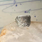 Fish spoon ring size 7 adjustable fishermen sterling silver band e