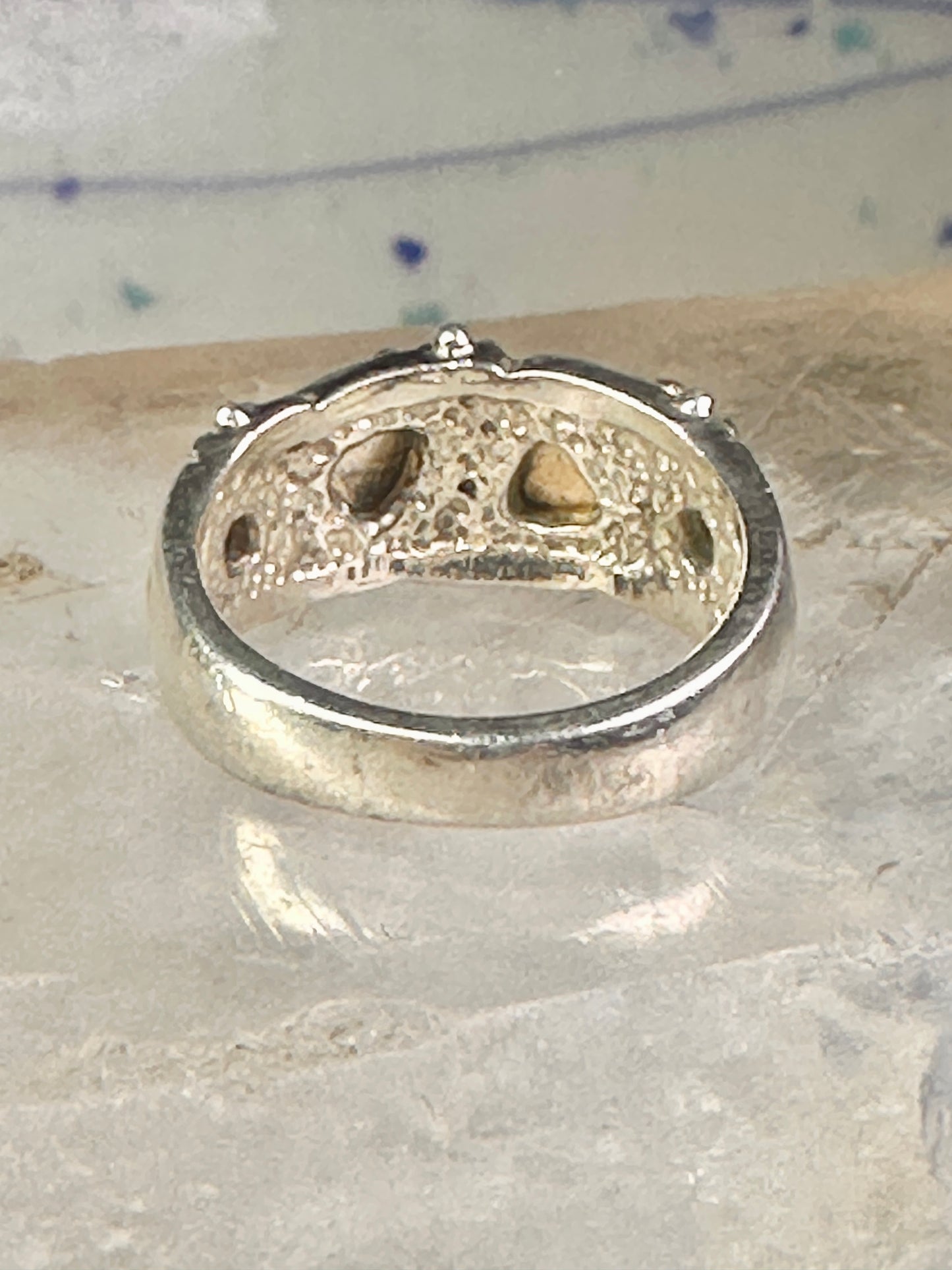 Black Hills Gold wedding ring leaves band size 5.75 sterling silver women girls