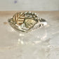 Black Hills Gold wedding ring leaves band size 6.75 sterling silver women girls