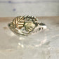 Black Hills Gold wedding ring leaves band size 6.75 sterling silver women girls