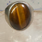 Tiger Eye ring size 12 Mexico band sterling silver women men