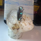 Long Navajo ring vintage turquoise onyx size 9.25 sterling silver women girls