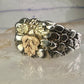 Black Hills Gold wedding ring leaves band size 11.5 sterling silver women men