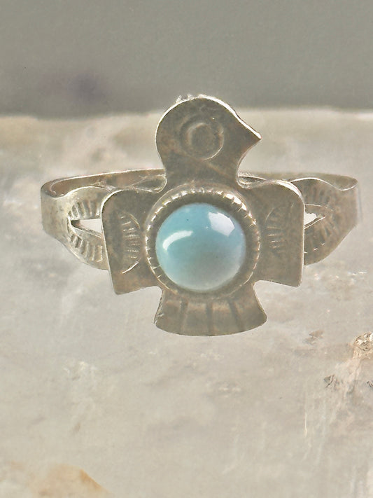 Phoenix Navajo ring turquoise size 5.50 sterling silver women girls