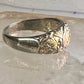 Black Hills Gold wedding ring leaves band size 12 sterling silver women men