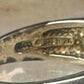 Black Hills Gold malachite ring leaves band size 10 sterling silver women men