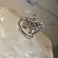 Lady Godiva spoon ring size 6.50 adjustable horse sterling silver band