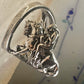 Lady Godiva spoon ring size 6.50 adjustable horse sterling silver band