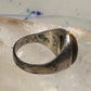 Tiger Eye ring Mexican band size 8 Mexico band sterling silver women men
