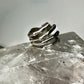 Hand ring fingers wrap around size 5.50 sterling silver women