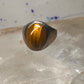 Tiger Eye ring Mexican band size 8 Mexico band sterling silver women men