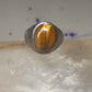 Tiger Eye ring Mexican band size 8 Mexico band sterling silver women men
