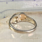 Black Hills Gold ring leaves band size 10 sterling silver women